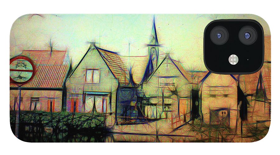 Light Look In A. Little Town - Phone Case