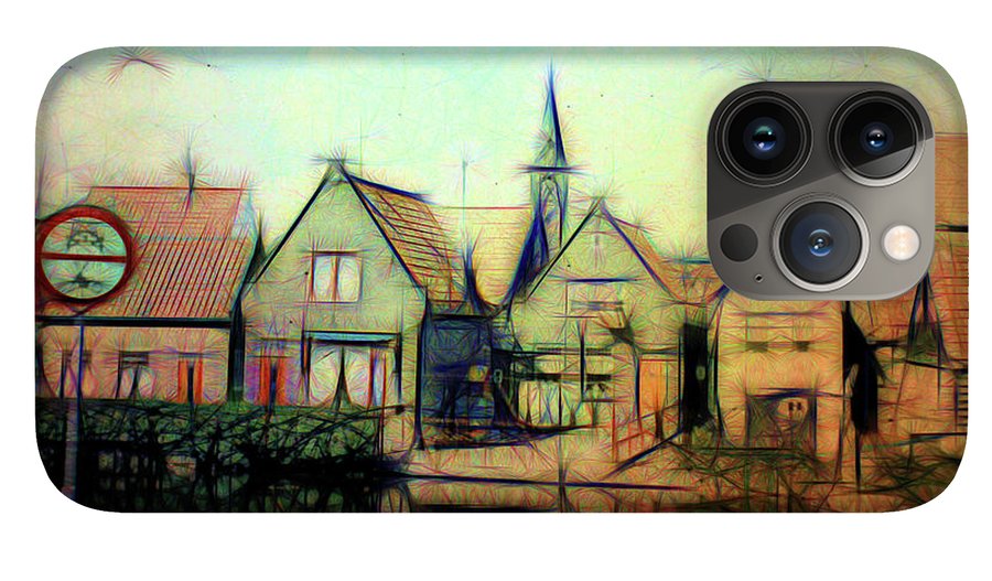 Light Look In A. Little Town - Phone Case