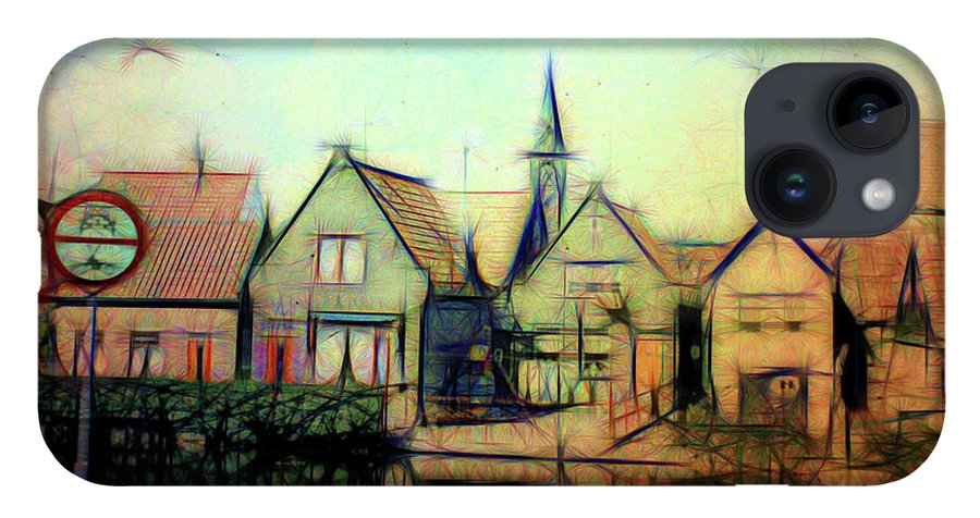 Light Look In A. Little Town - Phone Case