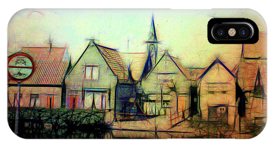 Light Look In A. Little Town - Phone Case