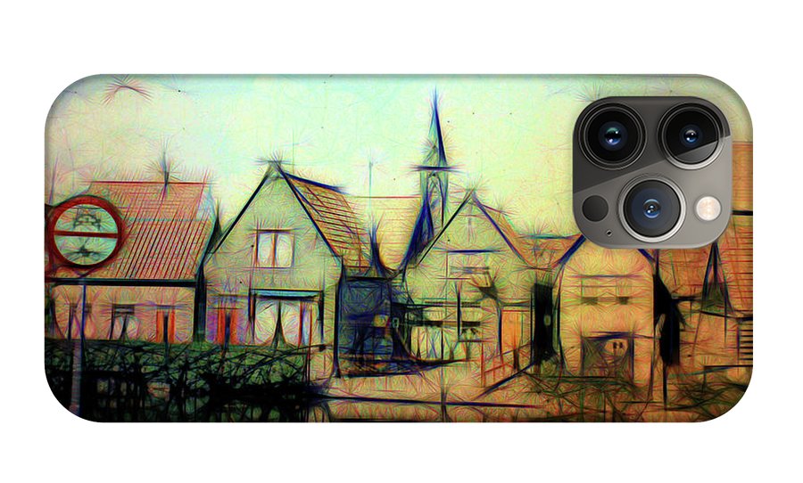 Light Look In A. Little Town - Phone Case