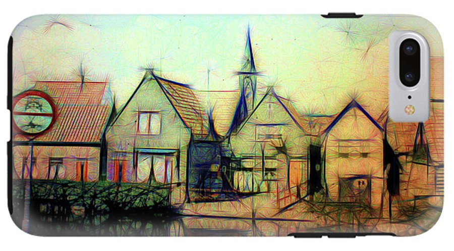 Light Look In A. Little Town - Phone Case