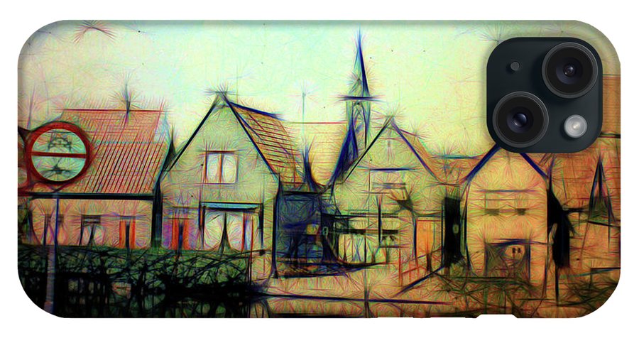 Light Look In A. Little Town - Phone Case