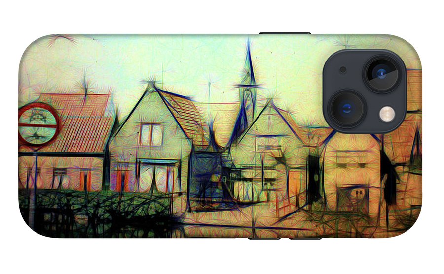 Light Look In A. Little Town - Phone Case
