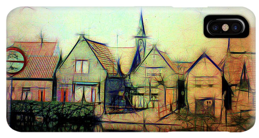 Light Look In A. Little Town - Phone Case