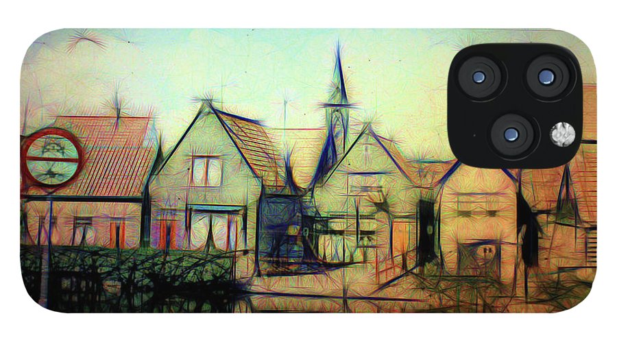 Light Look In A. Little Town - Phone Case