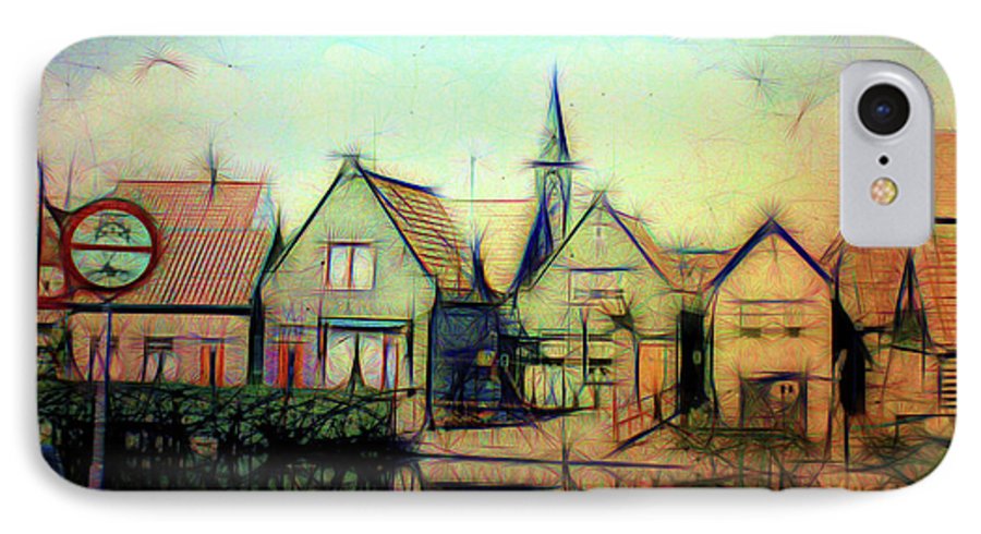 Light Look In A. Little Town - Phone Case