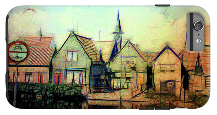 Light Look In A. Little Town - Phone Case