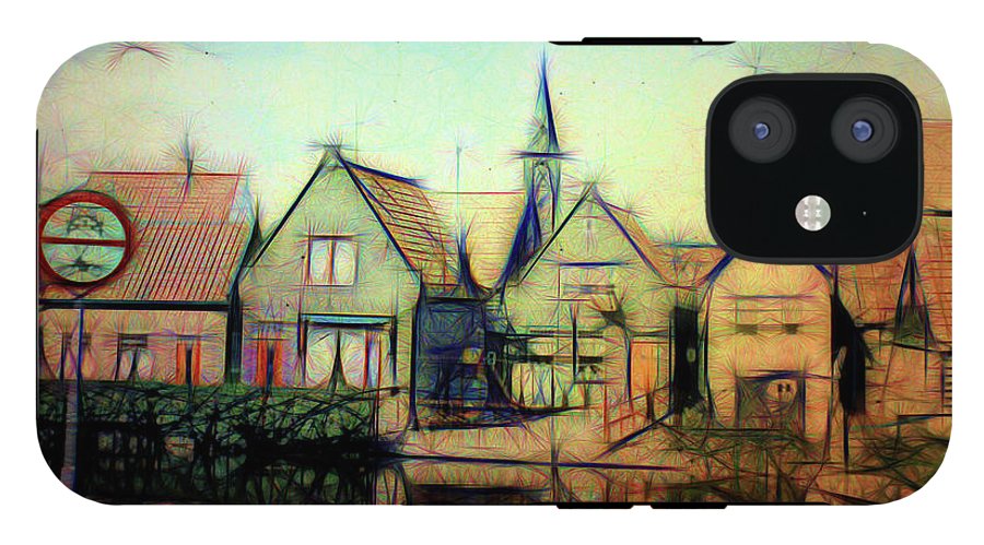 Light Look In A. Little Town - Phone Case