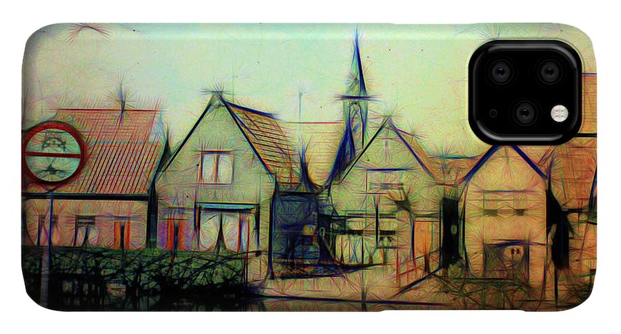 Light Look In A. Little Town - Phone Case