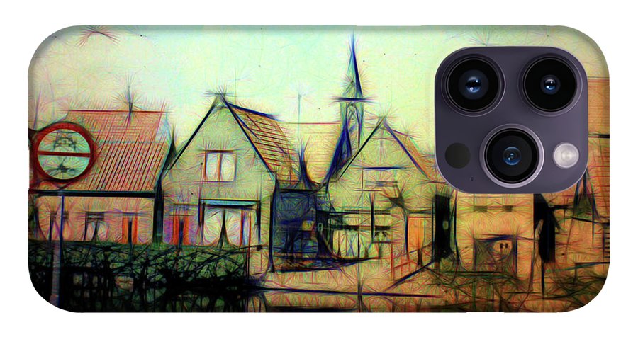 Light Look In A. Little Town - Phone Case