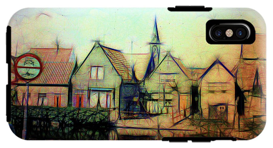 Light Look In A. Little Town - Phone Case