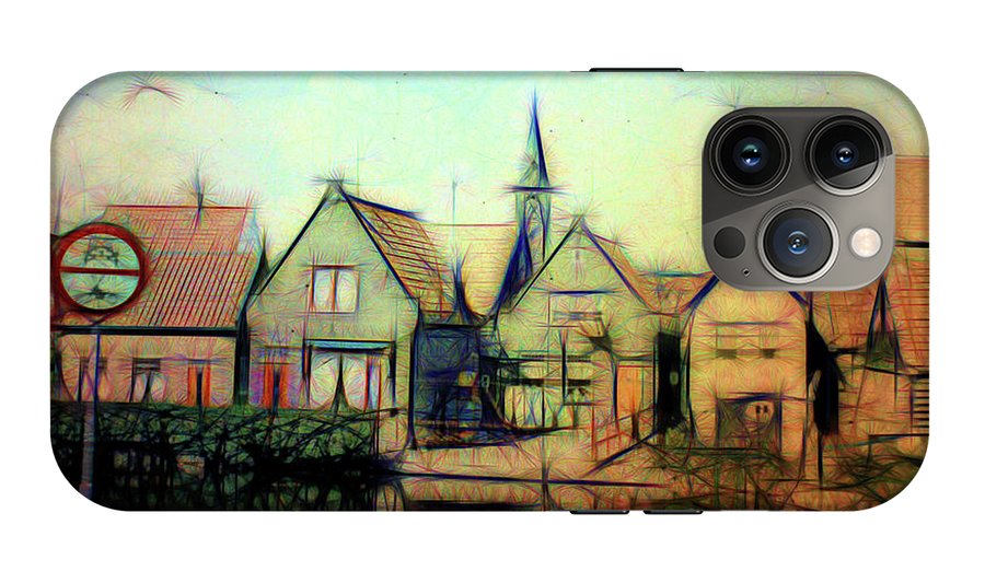 Light Look In A. Little Town - Phone Case