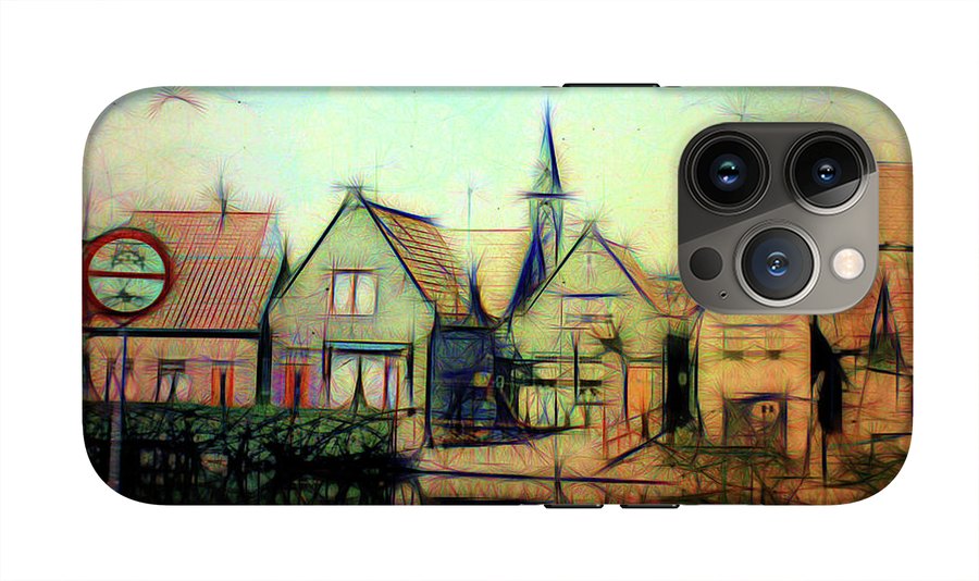 Light Look In A. Little Town - Phone Case