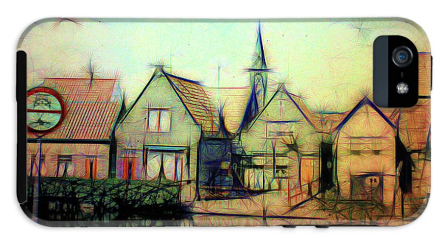 Light Look In A. Little Town - Phone Case