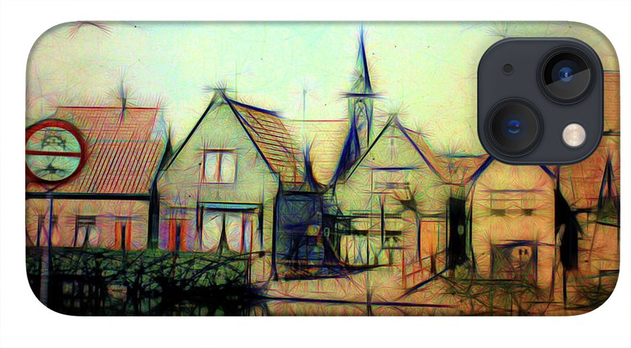 Light Look In A. Little Town - Phone Case