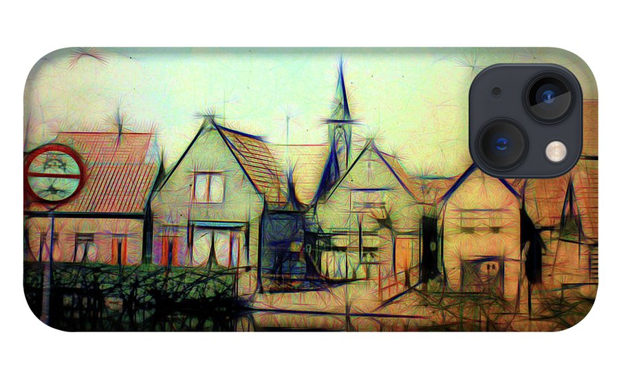 Light Look In A. Little Town - Phone Case