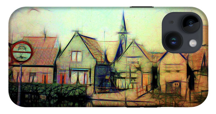 Light Look In A. Little Town - Phone Case
