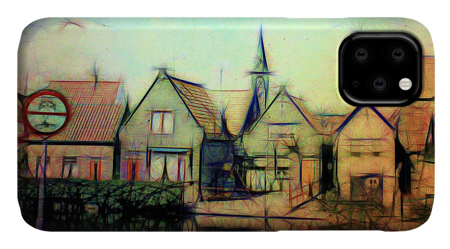 Light Look In A. Little Town - Phone Case