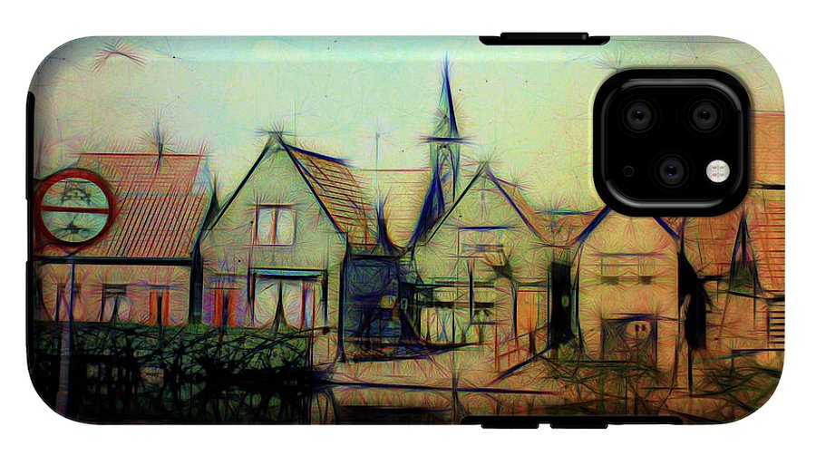 Light Look In A. Little Town - Phone Case