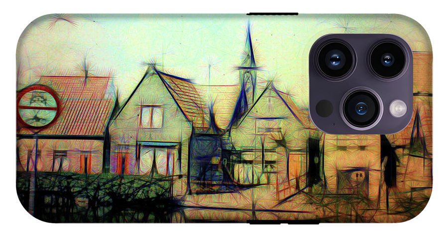 Light Look In A. Little Town - Phone Case