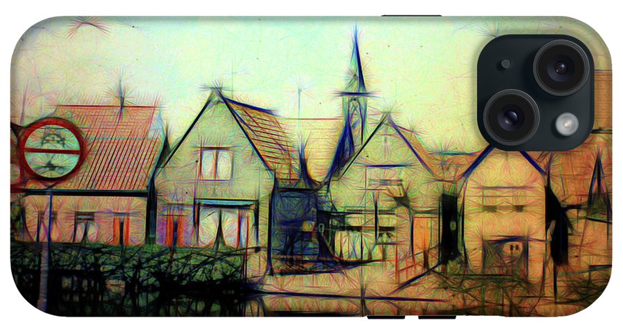 Light Look In A. Little Town - Phone Case