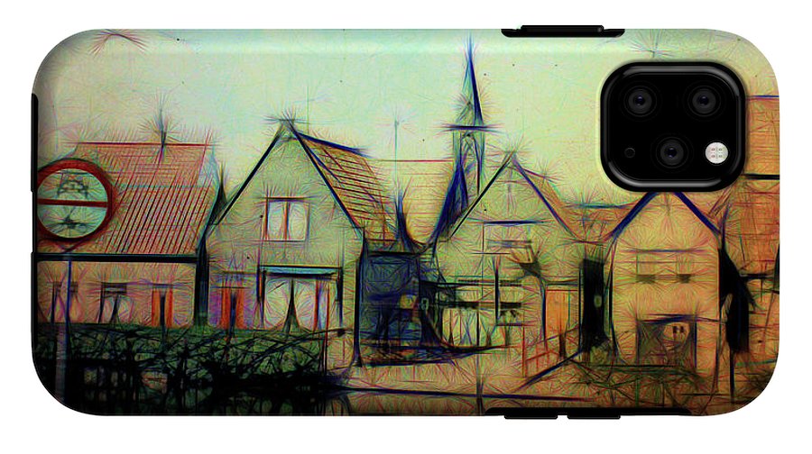 Light Look In A. Little Town - Phone Case