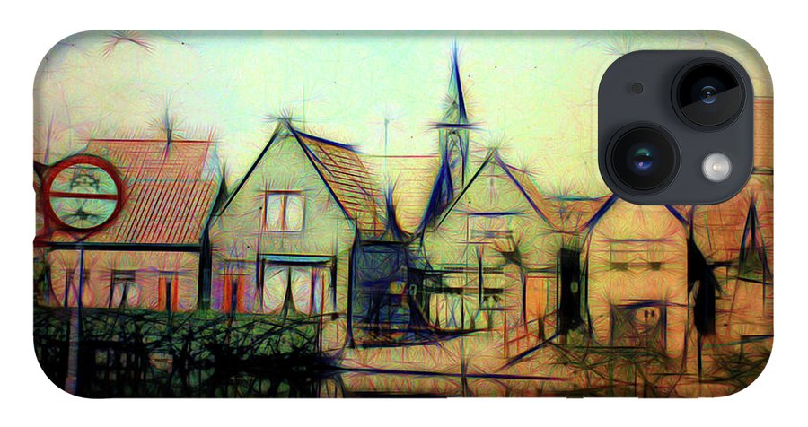 Light Look In A. Little Town - Phone Case