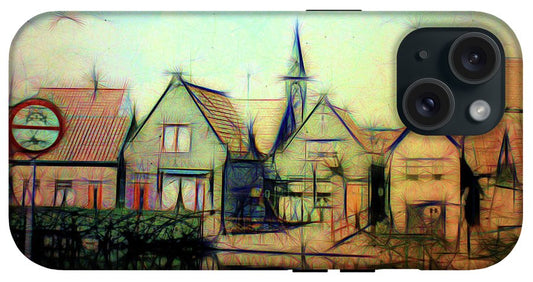 Light Look In A. Little Town - Phone Case