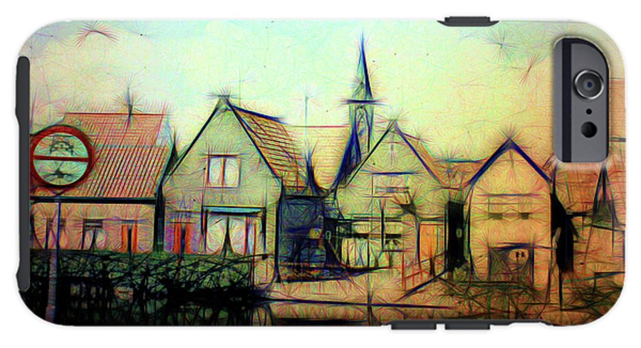 Light Look In A. Little Town - Phone Case