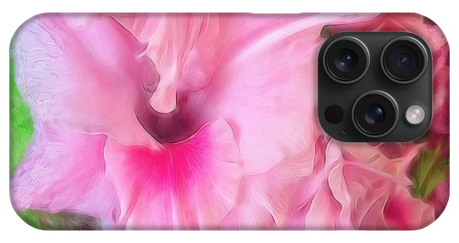 Light Pink Gladiolas - Phone Case