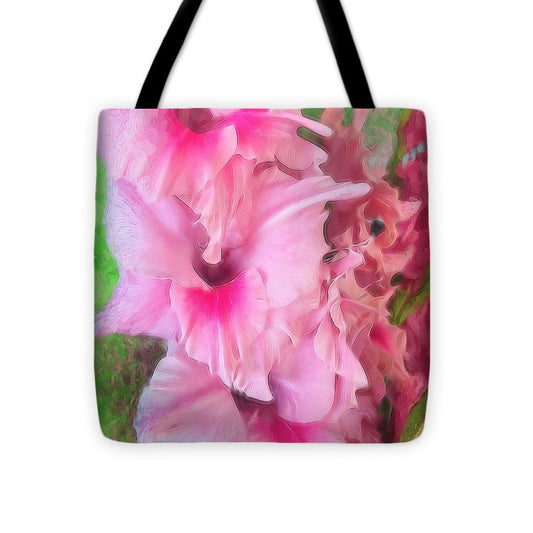 Light Pink Gladiolas - Tote Bag