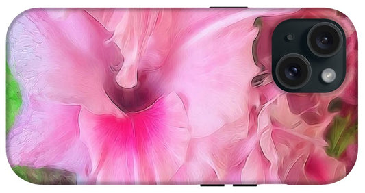 Light Pink Gladiolas - Phone Case