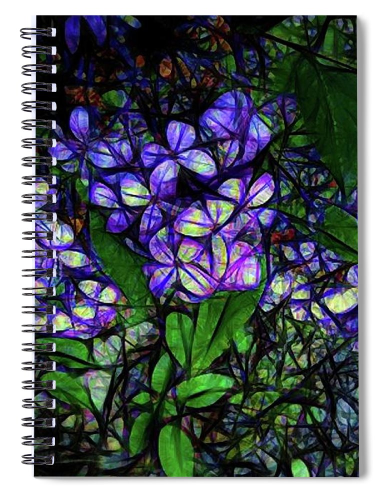Lilac Abstract - Spiral Notebook