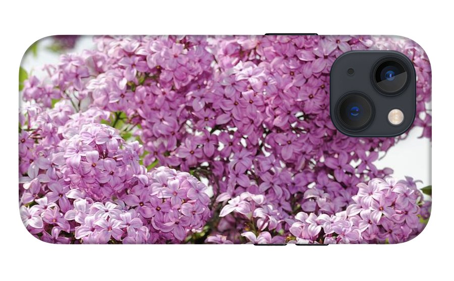 Lilacs With Sky - Phone Case