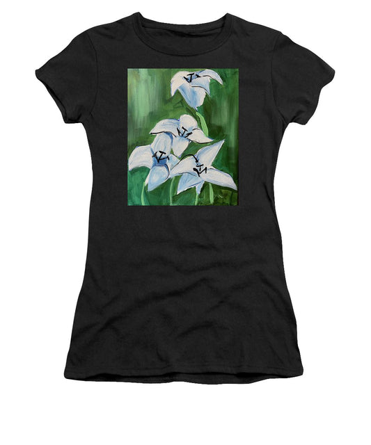 Lilies In Blue - Women's T-Shirt