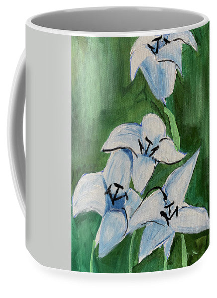 Lilies In Blue - Mug