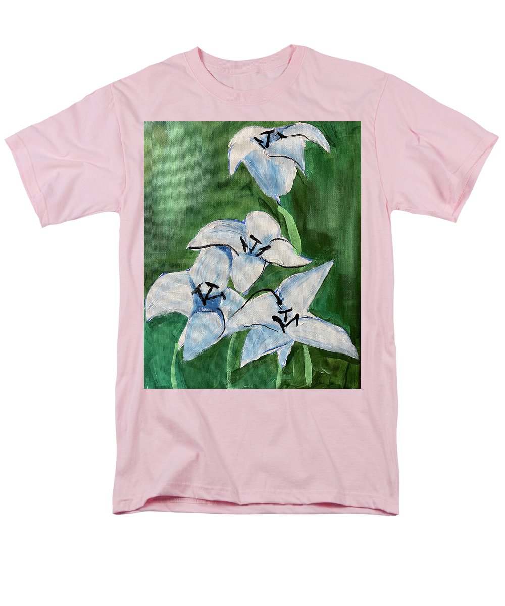 Lilies In Blue - Men's T-Shirt (Regular Fit)