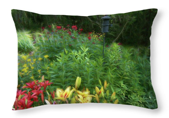 Lily Garden - Throw Pillow