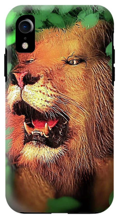 Lion In The Woods - Phone Case