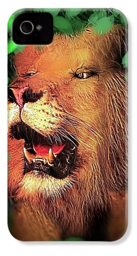 Lion In The Woods - Phone Case