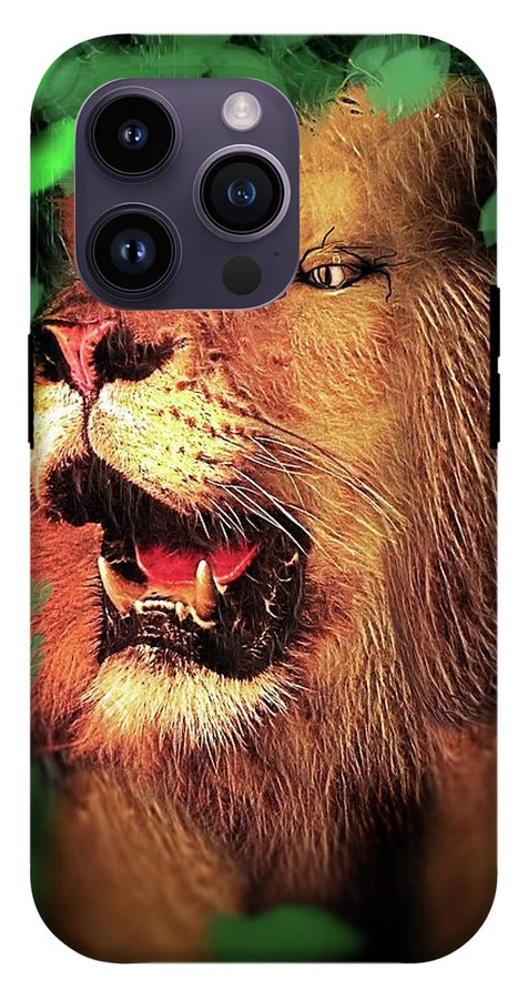 Lion In The Woods - Phone Case