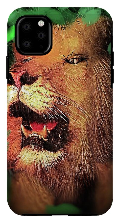 Lion In The Woods - Phone Case