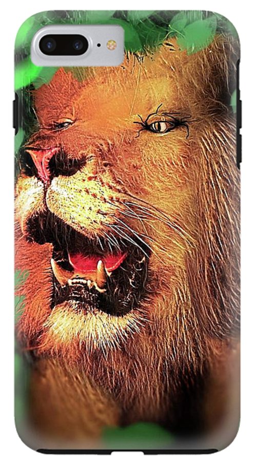 Lion In The Woods - Phone Case