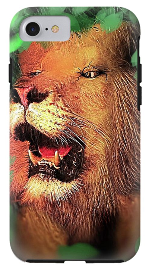 Lion In The Woods - Phone Case