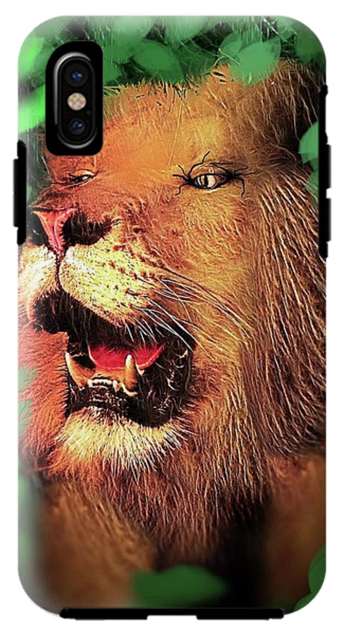 Lion In The Woods - Phone Case