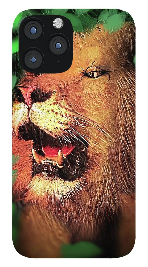 Lion In The Woods - Phone Case