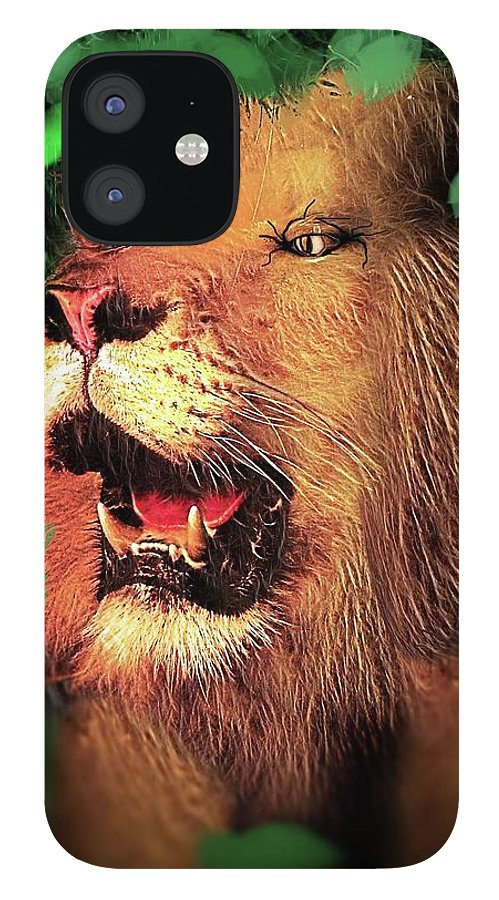 Lion In The Woods - Phone Case