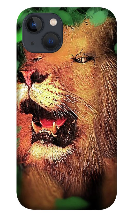 Lion In The Woods - Phone Case