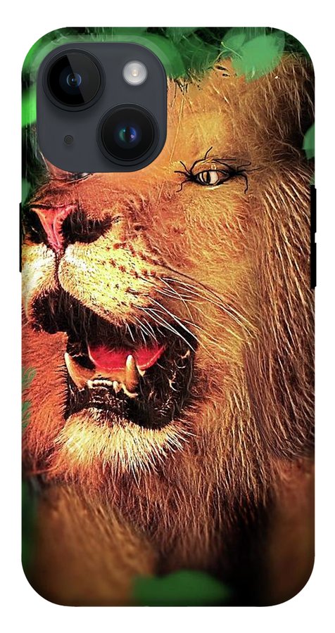 Lion In The Woods - Phone Case